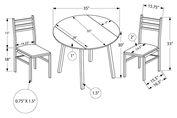 ENS SALLE A MANGER - 3PCS