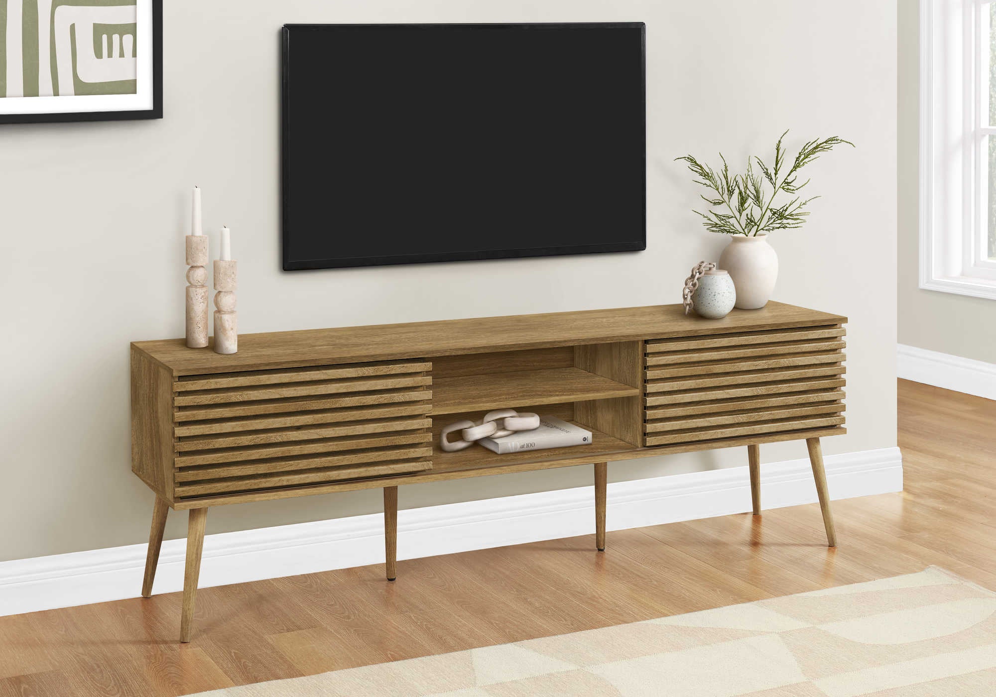 MEUBLE TV  NOYER AVEC 2 PORTES