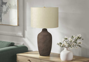 LUMINAIRE LAMPE DE TABLE GRIS CERAMIQUE