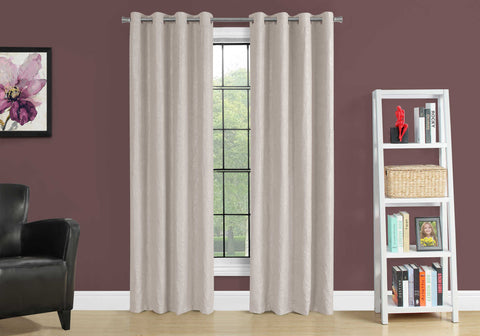 RIDEAUX - 2PCS  IVOIRE OBSCURCISSANT