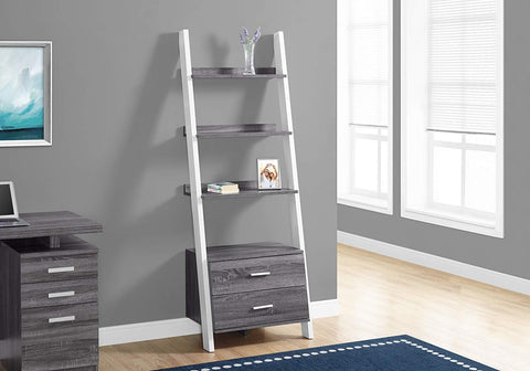 ETAGERE - 69"H / BIBLIOTEQUE AVEC 2 TIROIRS