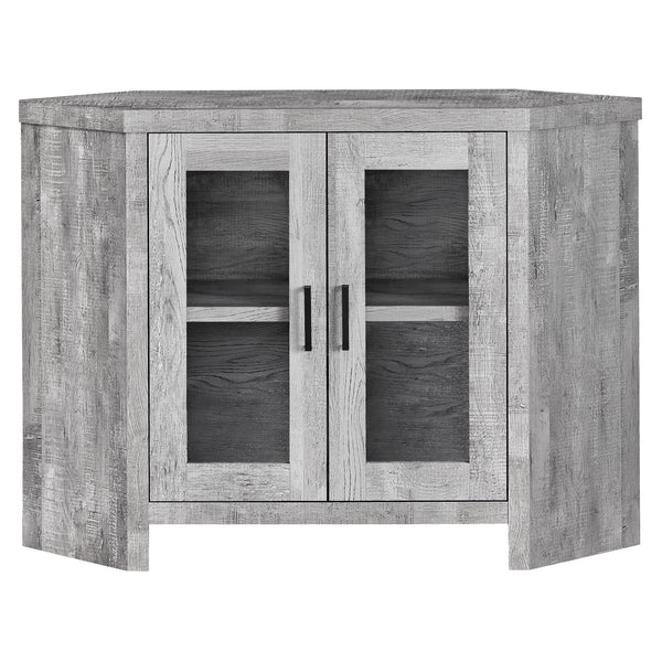 MEUBLE TV - 42"L / EN COIN FAUX BOIS GRIS