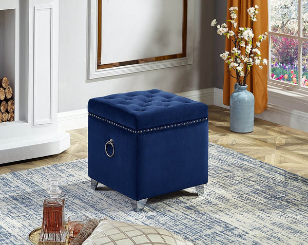 POUFS EN VELOURS