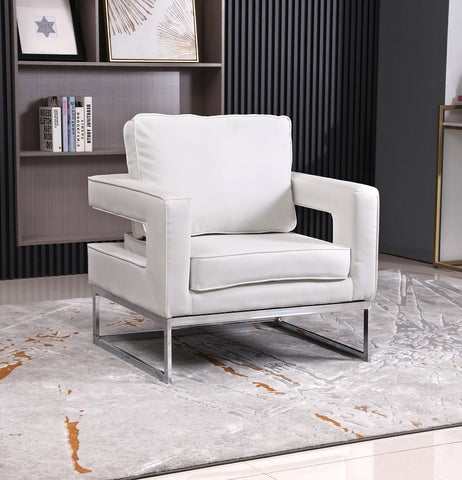 CHAISES D'APPOINTS 2 PIECES SIMILI CUIR