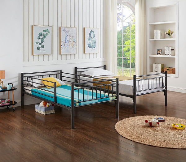 LIT SUPERPOSÉ OU INDIVIDUEL AVEC MATELAS