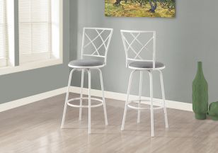 TABOURET DE BAR - 2PCS /PIVOTANT
