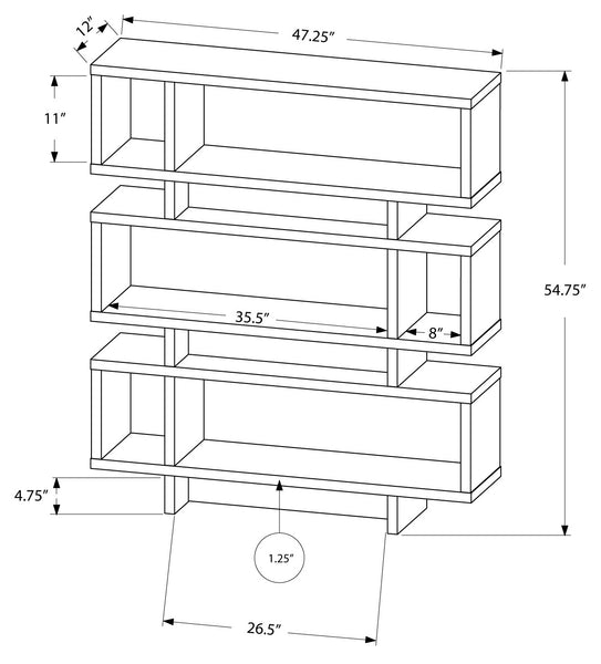 ETAGERE - 55"H