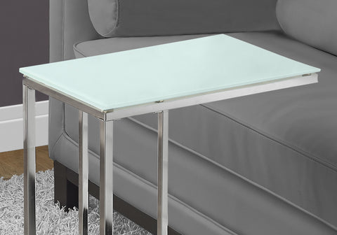 TABLE D'APPOINT - AVEC VERRE TREMPE GIVRE