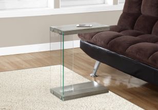 TABLE D'APPOINT -  VERRE TREMPE