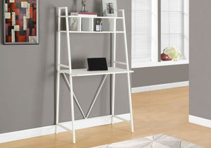 BUREAU - 32"L / DESSUS BLANC / METAL BLANC  I 7163
