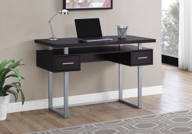 BUREAU - 48"L / METAL ARGENT
