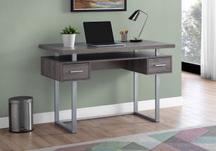 BUREAU - 48"L / METAL ARGENT